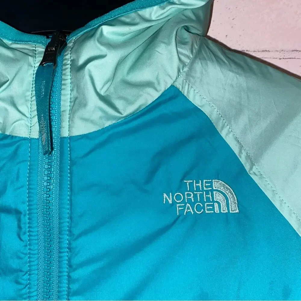 THE NORTH FACE $120 Reversible Perseus Jacket Girls 14-16 Blue / Green EUC